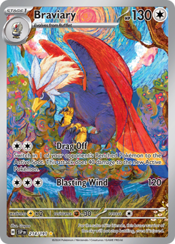 Braviary - Surging Sparks - #214 - Pokemon TCG card