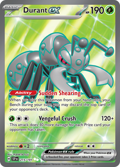 Durant ex - Surging Sparks - #215 - Pokemon TCG card