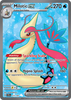 Milotic ex #217 Milotic ex - Surging Sparks - #217 - Pokemon TCG card