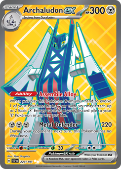 Archaludon ex - Surging Sparks - #224 - Pokemon TCG card