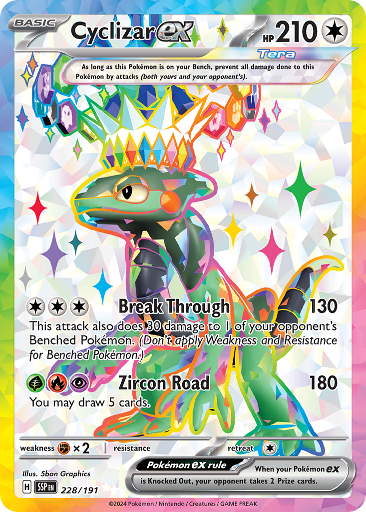 Cyclizar ex - Surging Sparks - #228 - Pokemon TCG card