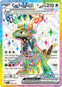 Cyclizar ex #228 Cyclizar ex - Surging Sparks - #228 - Pokemon TCG card