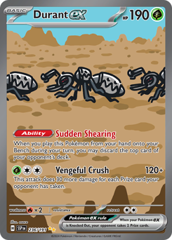 Durant ex - Surging Sparks - #236 - Pokemon TCG card