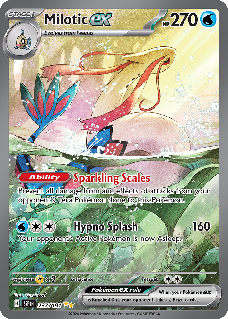 Milotic ex - Surging Sparks - #237 - Pokemon TCG card