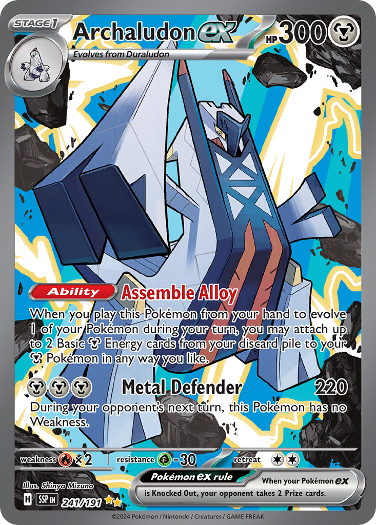 Archaludon ex - Surging Sparks - #241 - Pokemon TCG card
