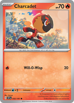 Charcadet #32 Charcadet - Surging Sparks - #32 - Pokemon TCG card
