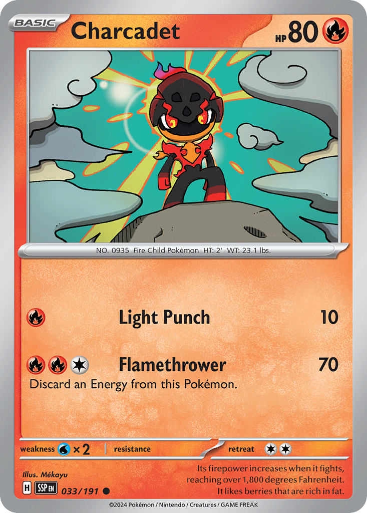 Charcadet - Surging Sparks - #33 - Pokemon TCG card