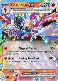 Ceruledge ex #36 Ceruledge ex - Surging Sparks - #36 - Pokemon TCG card