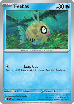 Feebas #41 Feebas - Surging Sparks - #41 - Pokemon TCG card
