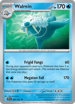 Walrein #45 Walrein - Surging Sparks - #45 - Pokemon TCG card