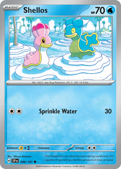 Shellos #46 Shellos - Surging Sparks - #46 - Pokemon TCG card
