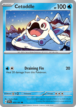 Cetoddle #53 Cetoddle - Surging Sparks - #53 - Pokemon TCG card