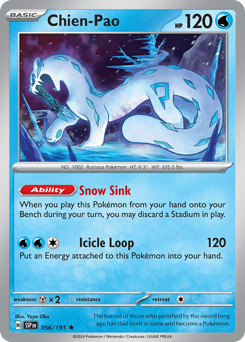 Chien-Pao - Surging Sparks - #56 - Pokemon TCG card