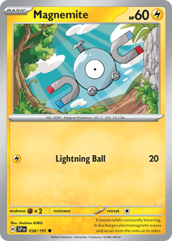 Magnemite - Surging Sparks - #58 - Pokemon TCG card