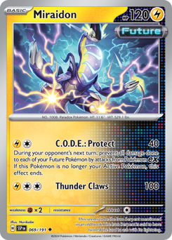 Miraidon #69 Miraidon - Surging Sparks - #69 - Pokemon TCG card