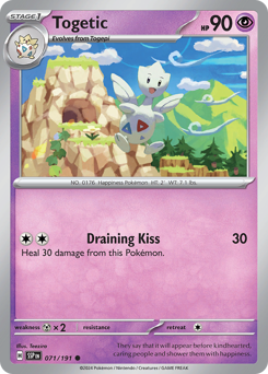 Togetic #71 Togetic - Surging Sparks - #71 - Pokemon TCG card