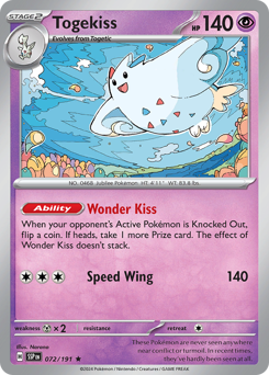 Togekiss - Surging Sparks - #72 - Pokemon TCG card