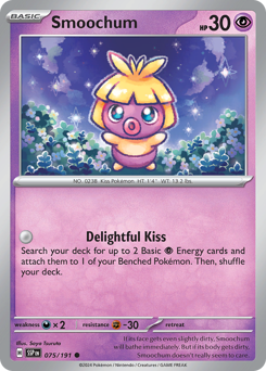 Smoochum #75 Smoochum - Surging Sparks - #75 - Pokemon TCG card