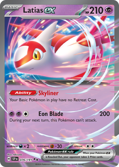 Latias ex - Surging Sparks - #76 - Pokemon TCG card