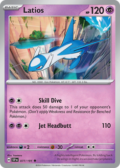 Latios - Surging Sparks - #77 - Pokemon TCG card