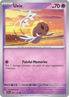 Uxie #78 Uxie - Surging Sparks - #78 - Pokemon TCG card