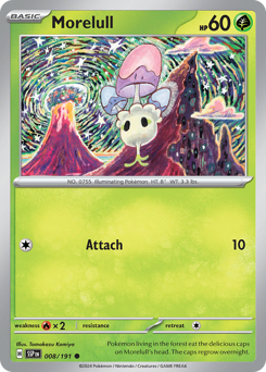 Morelull - Surging Sparks - #8 - Pokemon TCG card