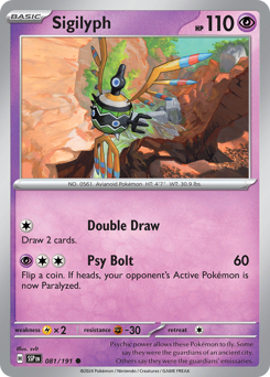 Sigilyph #81 Sigilyph - Surging Sparks - #81 - Pokemon TCG card