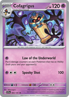 Cofagrigus #83 Cofagrigus - Surging Sparks - #83 - Pokemon TCG card