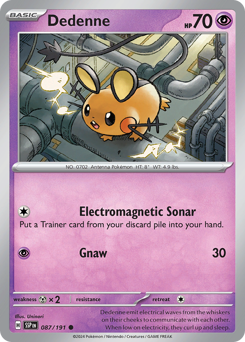 Dedenne #87 Dedenne - Surging Sparks - #87 - Pokemon TCG card