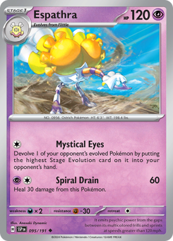 Espathra #95 Espathra - Surging Sparks - #95 - Pokemon TCG card