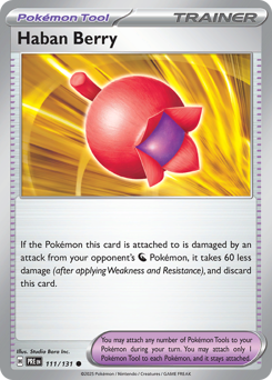 Haban Berry - Prismatic Evolutions - #111 - Pokemon TCG card