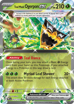 Teal Mask Ogerpon ex - Prismatic Evolutions - #12 - Pokemon TCG card