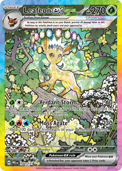 Leafeon ex #144 Leafeon ex - Prismatic Evolutions - #144 - Pokemon TCG card