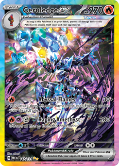 Ceruledge ex #147 Ceruledge ex - Prismatic Evolutions - #147 - Pokemon TCG card