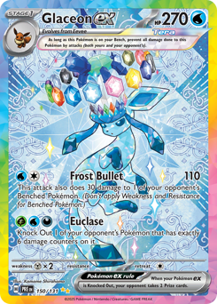 Glaceon ex - Prismatic Evolutions - #150 - Pokemon TCG card