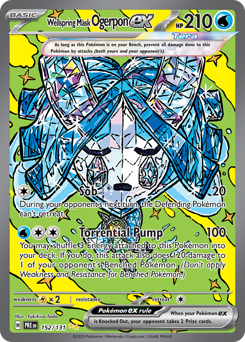 Wellspring Mask Ogerpon ex - Prismatic Evolutions - #152 - Pokemon TCG card
