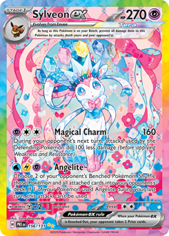 Sylveon ex #156 Sylveon ex - Prismatic Evolutions - #156 - Pokemon TCG card