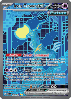 Iron Crown ex - Prismatic Evolutions - #158 - Pokemon TCG card