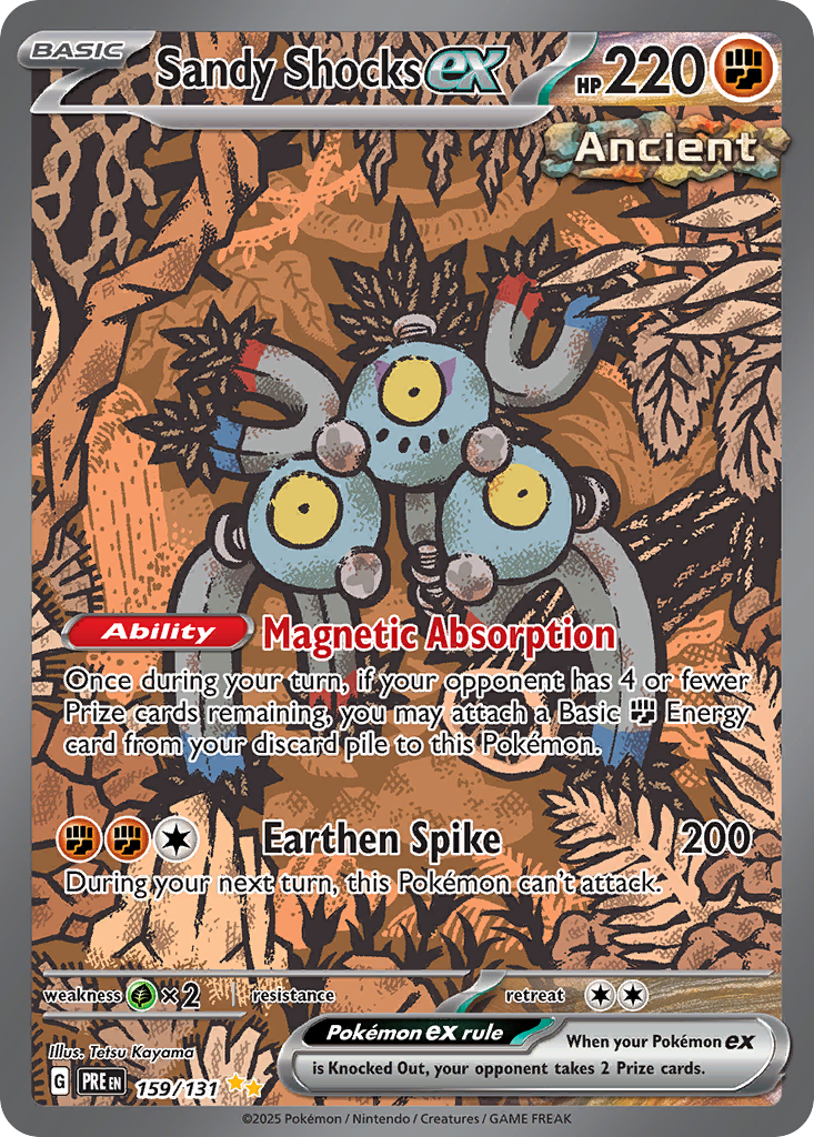 Sandy Shocks ex - Prismatic Evolutions - #159 - Pokemon TCG card