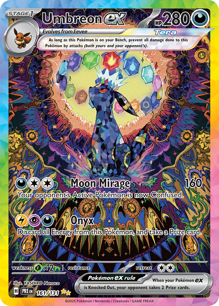 Umbreon ex - Prismatic Evolutions - #161 - Pokemon TCG card