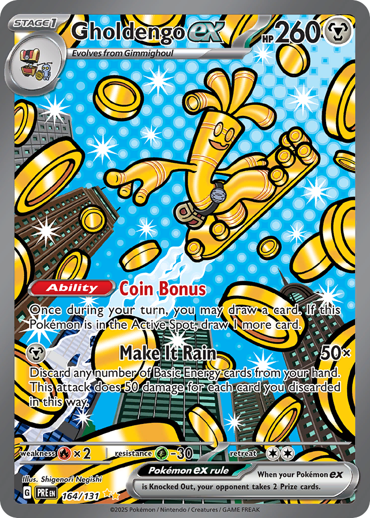 Gholdengo ex - Prismatic Evolutions - #164 - Pokemon TCG card