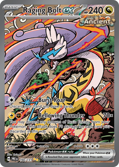 Raging Bolt ex - Prismatic Evolutions - #166 - Pokemon TCG card