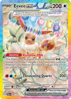 Eevee ex - Prismatic Evolutions - #167 - Pokemon TCG card