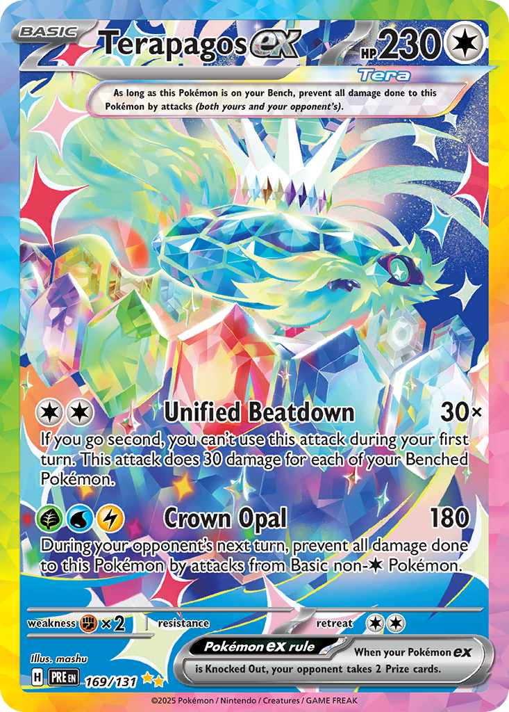 Terapagos ex - Prismatic Evolutions - #169 - Pokemon TCG card