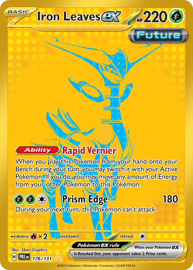 Iron Leaves ex - Prismatic Evolutions - #176 - Pokemon TCG card