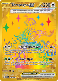 Terapagos ex #180 Terapagos ex - Prismatic Evolutions - #180 - Pokemon TCG card