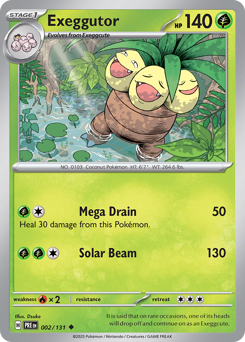 Exeggutor - Prismatic Evolutions - #2 - Pokemon TCG card