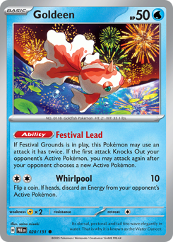 Goldeen #20 Goldeen - Prismatic Evolutions - #20 - Pokemon TCG card