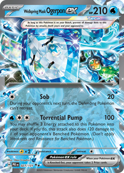 Wellspring Mask Ogerpon ex - Prismatic Evolutions - #27 - Pokemon TCG card