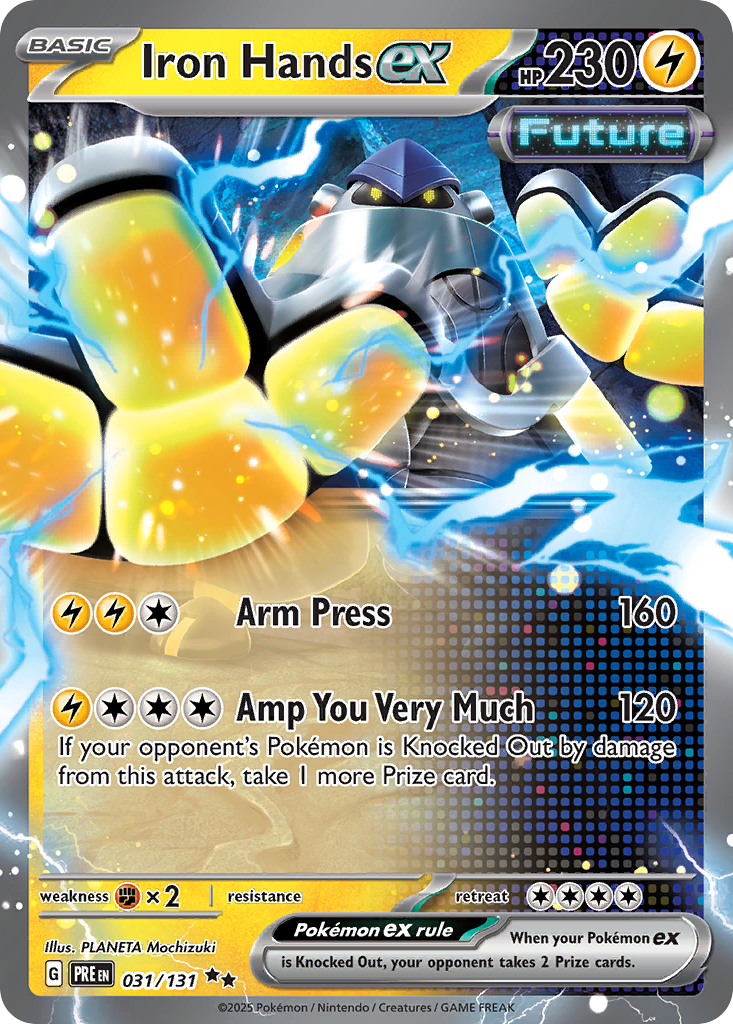 Iron Hands ex - Prismatic Evolutions - #31 - Pokemon TCG card